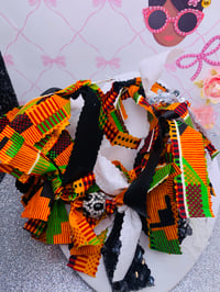 Image 1 of Juneteenth Tassel hoop  Earrings