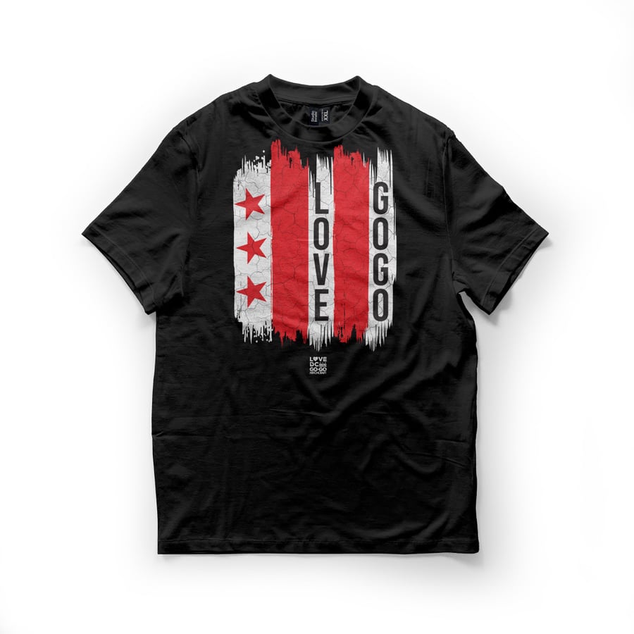 Image of LOVE DC GOGO FLAG Tee