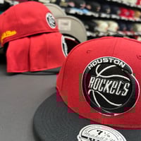 Image 2 of Mitchell & Ness Liberty Fitted Red/ Black/ Yellow