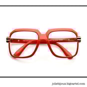 Image of Run DMC Inspired Aviator Glasses * As Seen on R&B singer Lil Mo* in Red