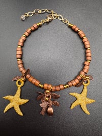 Image 1 of Metallic Starfish Bracelet