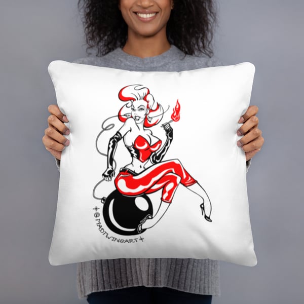 Image of PINUP WHITE Pillow