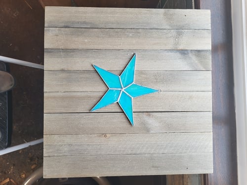 Image of Opaque Solid Star-stained glass