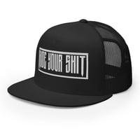 Image 2 of Boxed logo embroidered trucker