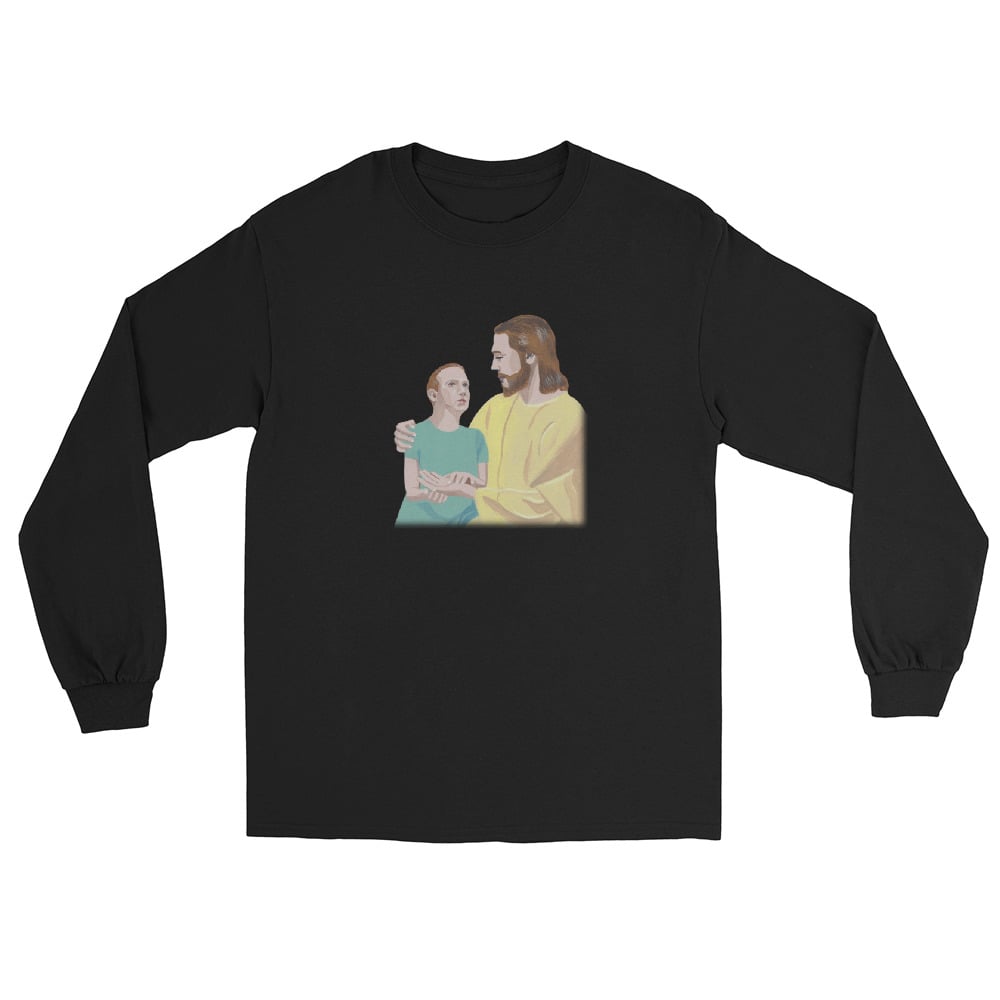 Image of MARK MEETS JESUS LONG SLEEVE SHIRT