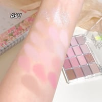 Image 9 of Love the 16-color eye shadow plate, pearlescent matte lying silkworm, brighten the low-saturated ear