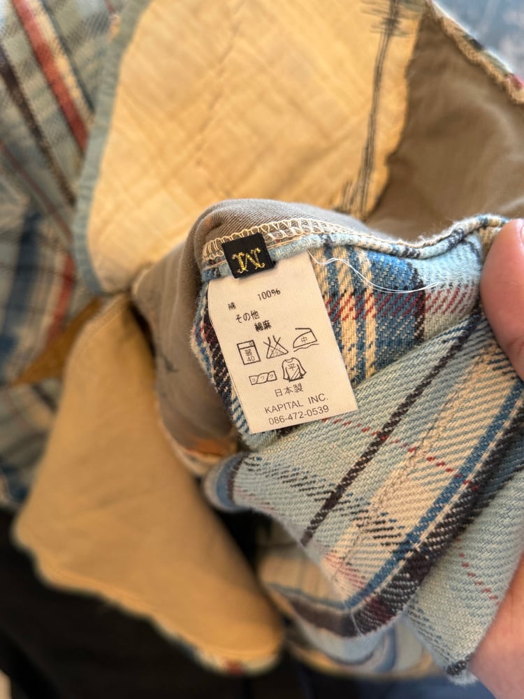 Image of Kapital Boro Patchwork Flannel