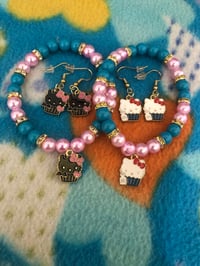 Image 2 of Hello kitty bracelets & earrings 