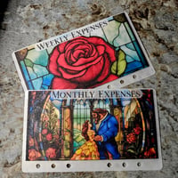 Image 1 of A6 Stained Glass Cash Envelopes Collection 