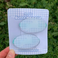 Image 1 of bunny hairclips