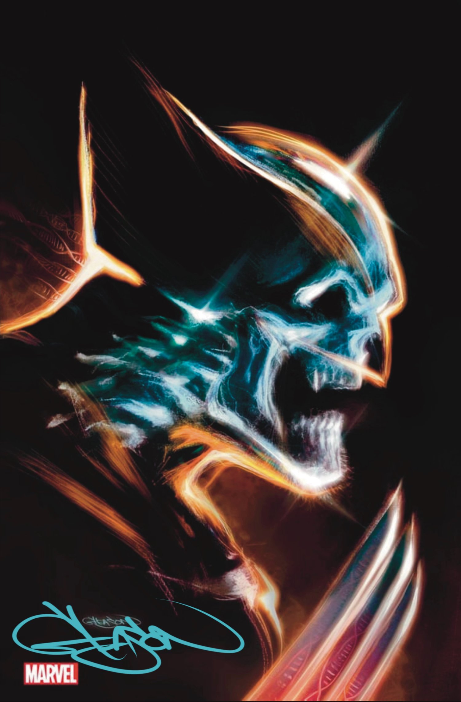 Image of Signed W/COA WOLVERINE #1 1:100 Gleason Virgin Incentive Cover