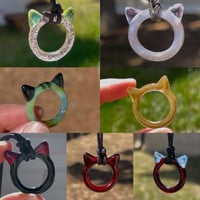 Image 3 of Kitty Ring Necklace Pendants