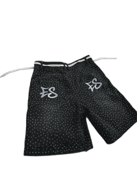 Image 2 of CELESTIAL GRAY DENIM JORTS