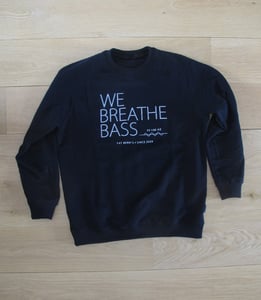 Image of We Breathe Bass - White on Black 
