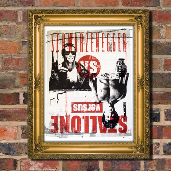 Image of SCHWARZENEGGER Vs STALLONE by Ikon