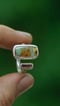 Image of Opal & Rohturmalin Doppelring 