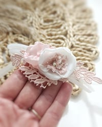 Image 3 of Photo prop | Newborn headband for photoshoot | baby pink