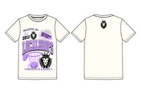 LocalHoops Built Local Tee- Ivory White/Lavender