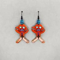 Broken Gingerbread Men Earrings 