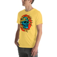 Image 18 of Marlowe Ink Blue Skull Unisex t-shirt