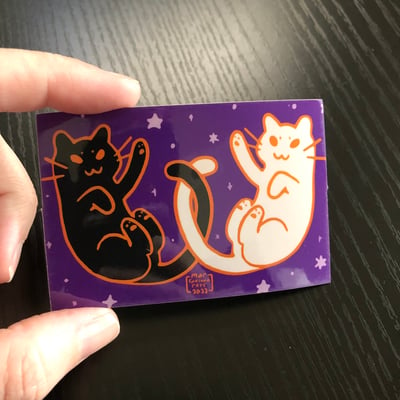Image of Twin Cat Magick sticker