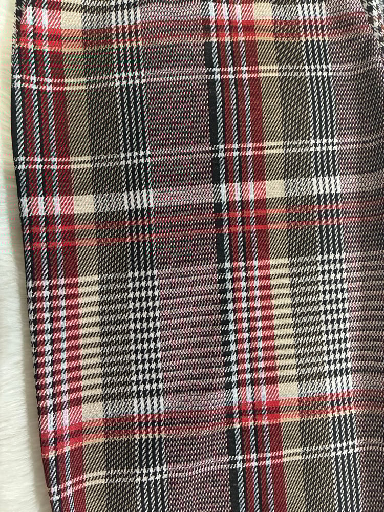 Image of BURGUNDY PLAID
