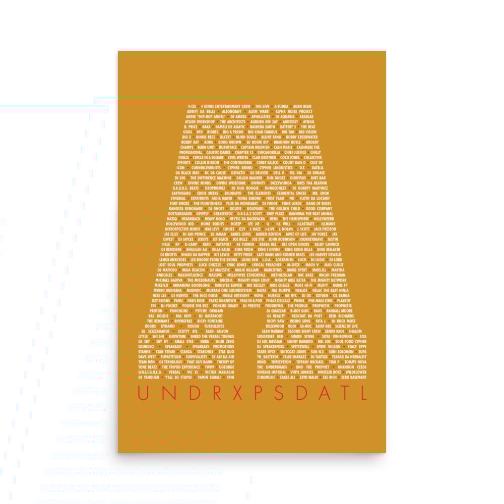 Image of ATL Hip-Hop Community Poster