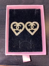 Heart CC inspired earrings 