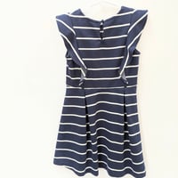 Image 2 of Polo Ralph Lauren Girls Striped Ruffled Ponte Dress