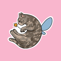kitty fae sticker