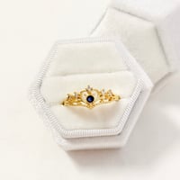 Blue Crown Ring