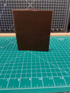 Hand sewn hardcover journal with chocolate book cloth cover