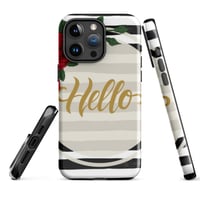 Image 7 of Cygen Divine Designs Hello Tough Case for iPhone®