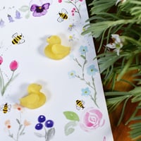 Duckie Studs - Yellow 