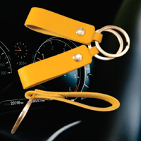 Image 1 of Customized leather keychain