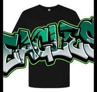 Image 2 of Eagles T-shirt graffiti style 