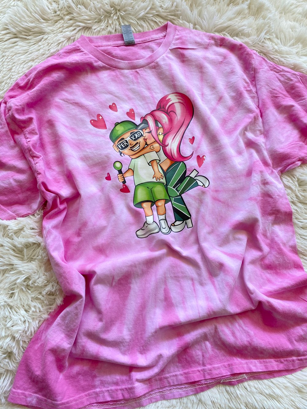 Image of KAROL x FERXXO TIE DYE T-SHIRTS