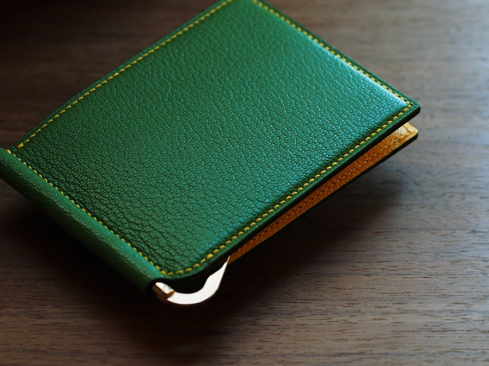 Hand Stitched Money Clip Wallet