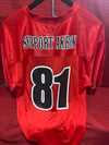 Red Support 81 Jersey