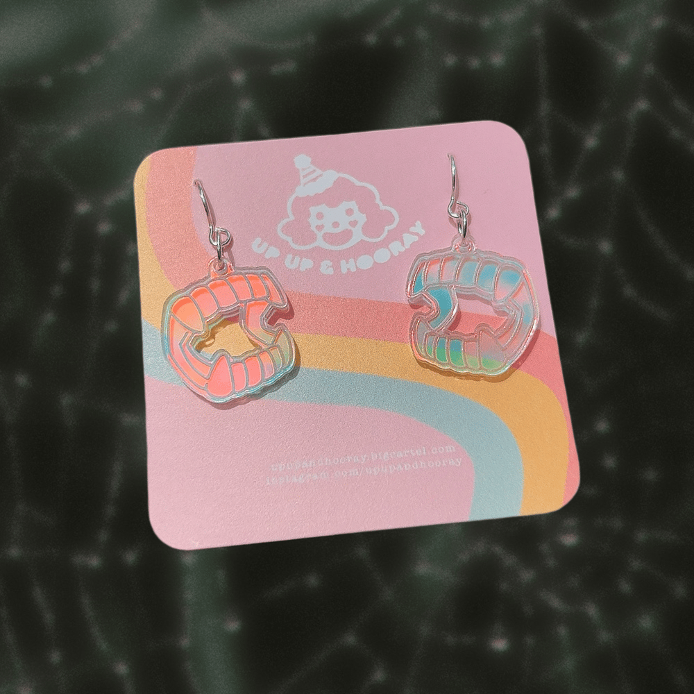 Image of Iridescent Dainty Vamp Fangs 