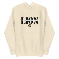 Image 3 of Lion Mentality Adult Hoodie(Black Logo)