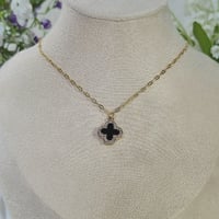 Image 1 of Clover B&W Necklace