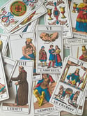 Tarot de Besançon de la fabrique de cartes Muller & Cie, Suisse, 1970. Rare!