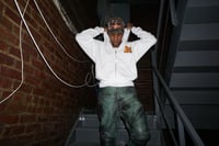 Image 3 of Marquee R Waffle Knit Hoodie