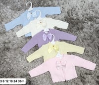 Single bow cardigans 