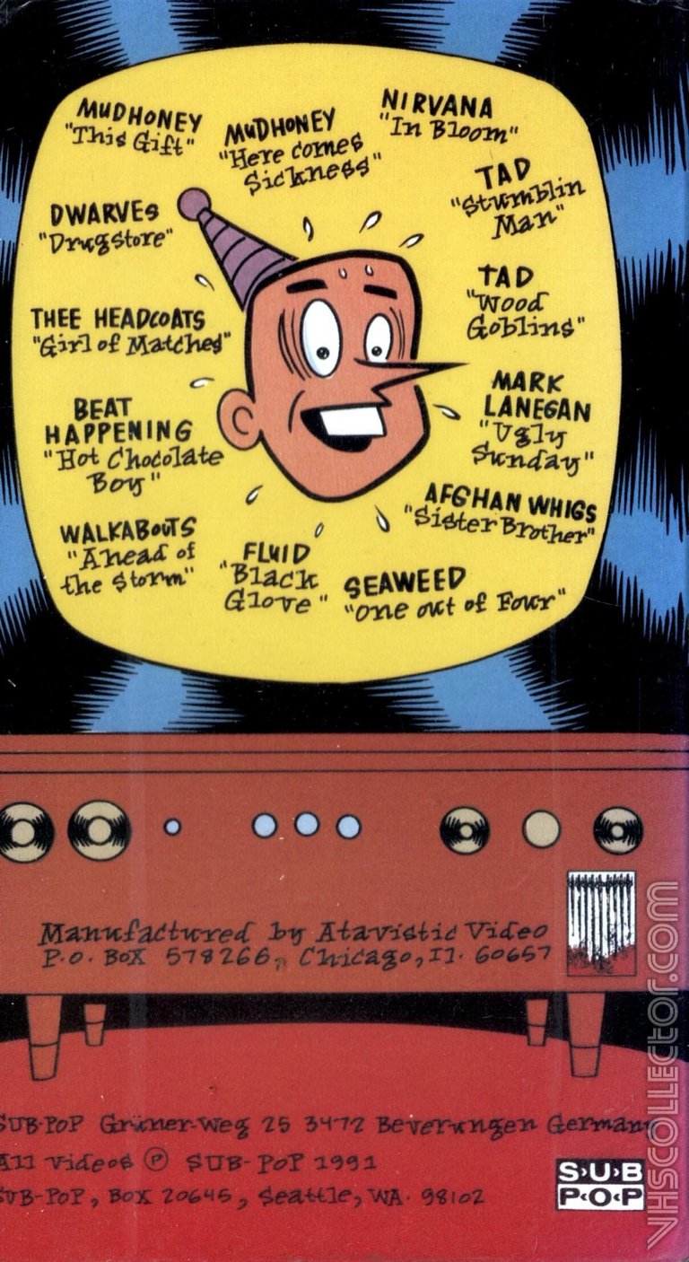 ‘91 Sub Pop ‘Video Network Program 1’ GRAIL (L) Image 5