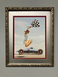 Image 4 of Belly Tank With Flag Girl