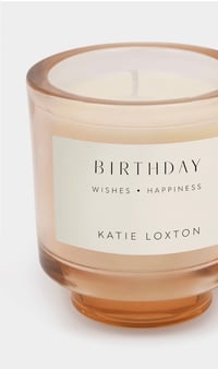 Image 3 of Katie Loxton Birthday Candle Peach Rose and Sweet Mandarin 
