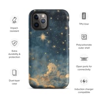 Image 5 of Celestial Night Sky Stars and Clouds Painting Tough Case for iPhone®