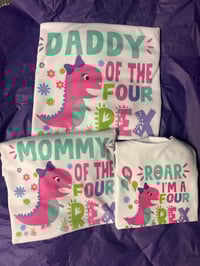 Image 1 of Family Birthday Shirts
